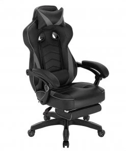 Woltu Gaming Stuhl Brandon - Schwarz - Grau