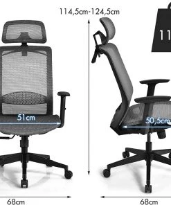 Costway Bürostuhl Computerstuhl -Deutschland Stühle Verkaufs-Shop 592d2a98b23c427f892677d9ff7e4667