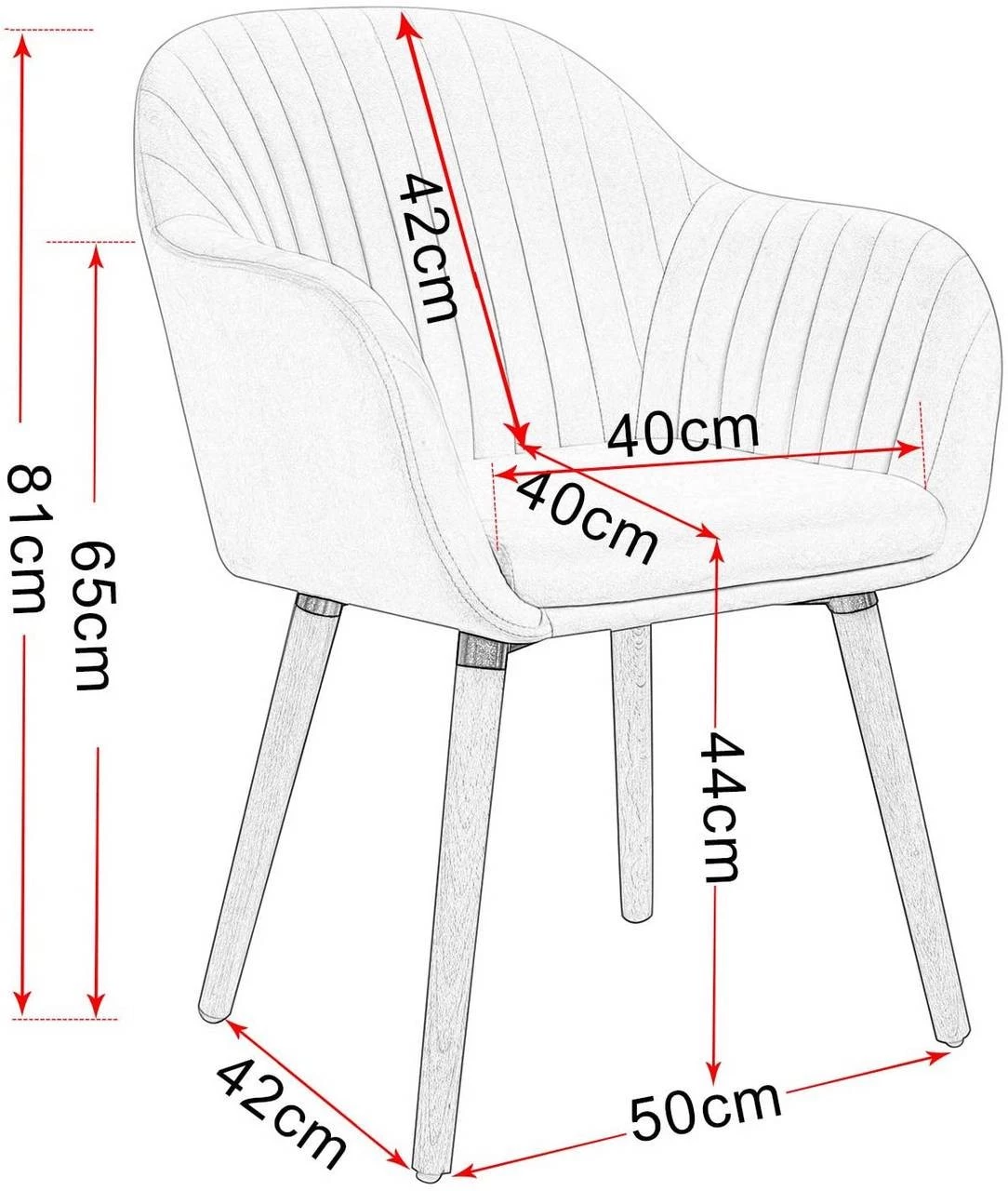 Woltu Esszimmerstuhl Tara - Hellgrau 6 Woltu Esszimmerstuhl Tara - Hellgrau – Bild 6