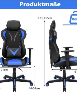 Costway Ergonomischer Gaming-Stuhl -Deutschland Stühle Verkaufs-Shop 5b02149843544a6f893fe746cdd65cab