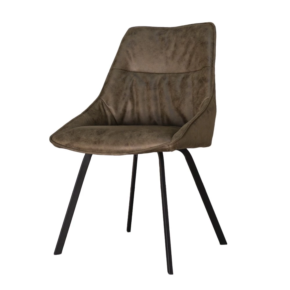 Dimehouse Billy Esszimmerstuhl Leder - Grün 1 Dimehouse Billy Esszimmerstuhl Leder - Grün