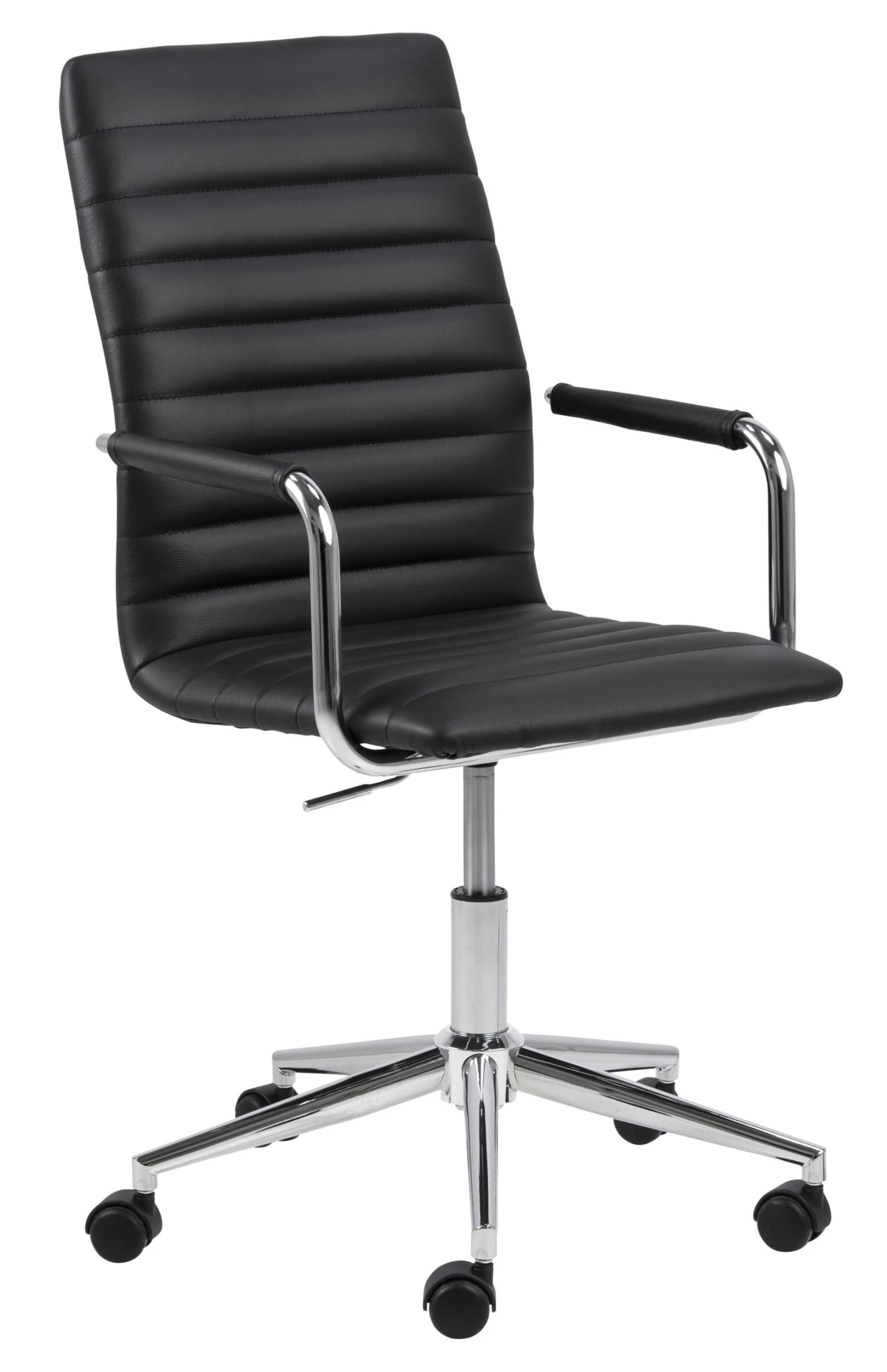 Ebuy24 Wips Bürostuhl echtleder - Schwarz - Echtleder 1 Ebuy24 Wips Bürostuhl echtleder - Schwarz - Echtleder