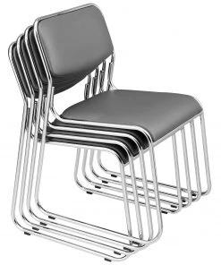 Pro.tec Stuhl Office im 4er Set - Grau