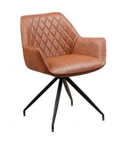 Dimehouse Gian Esszimmerstuhl Industrial - Braun