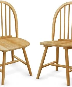 Costway 2er Set Esszimmerstühle