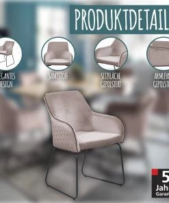 Set one by Musterring Armlehnenstuhl Hampton (2er Set) - Altrosa -Deutschland Stühle Verkaufs-Shop 5e4000d33ed842a89f0972e982fe69b1