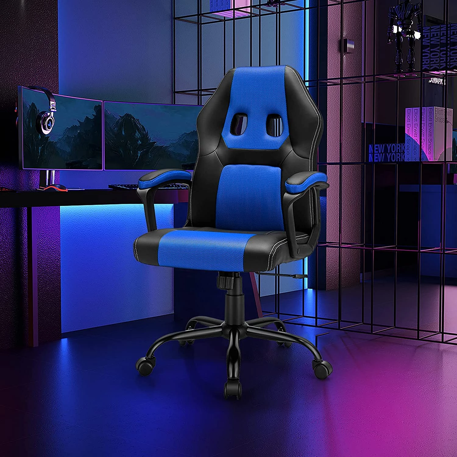 Costway Gaming Stuhl Computerstuhl 2 Costway Gaming Stuhl Computerstuhl – Bild 2