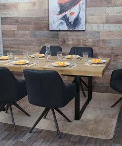 Esszimmerstuhl HWC-H73 (6er Set) - Anthrazit -Deutschland Stühle Verkaufs-Shop 5f1e3e7b56804f56a153ac0094e69d2b