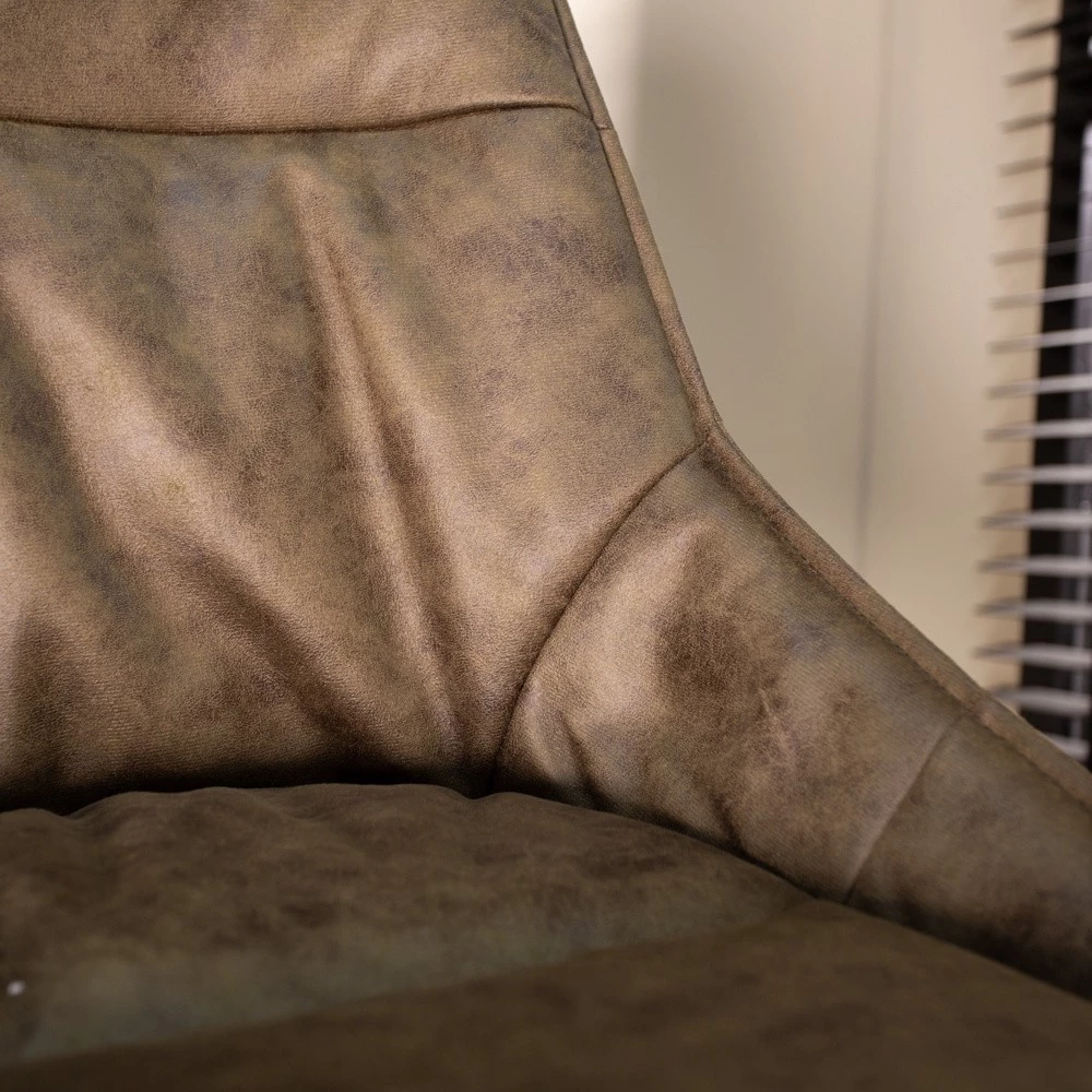 Dimehouse Billy Esszimmerstuhl Leder - Grün 5 Dimehouse Billy Esszimmerstuhl Leder - Grün – Bild 5