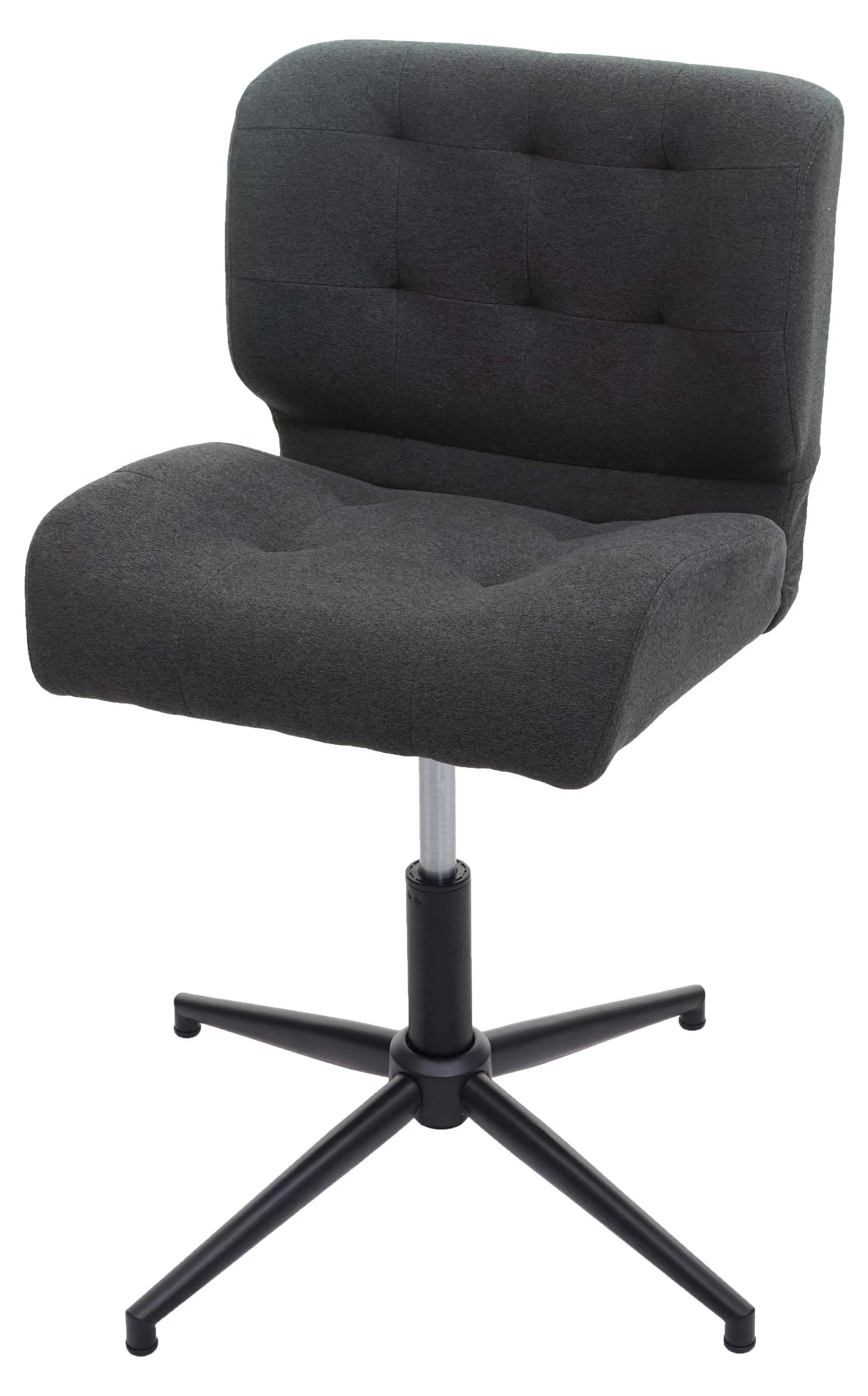 Bürostuhl HWC-H42 - Schwarz - Grau - Textil 1 Bürostuhl HWC-H42 - Schwarz - Grau - Textil