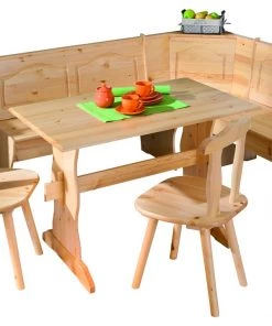 Ebuy24 Tidor Eckbank Gruppe - Tidor Eckbank Gruppe mit Aufbewahrung unter den Sitzen, natur.