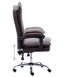 VidaXL Bürostuhl Braun Kunstleder 8 VidaXL Bürostuhl Braun Kunstleder -Deutschland Stühle Verkaufs-Shop 61b3d5ba2acd4ba482905fdf3f692532