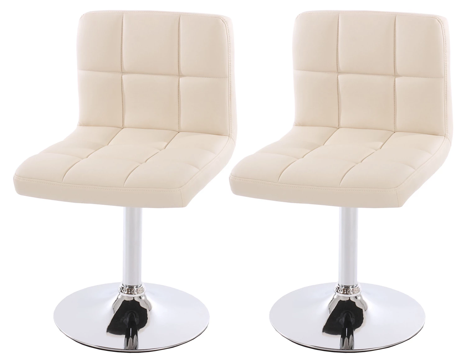 HWC Esszimmerstuhl Kavala (2er Set) - Beige 1 HWC Esszimmerstuhl Kavala (2er Set) - Beige