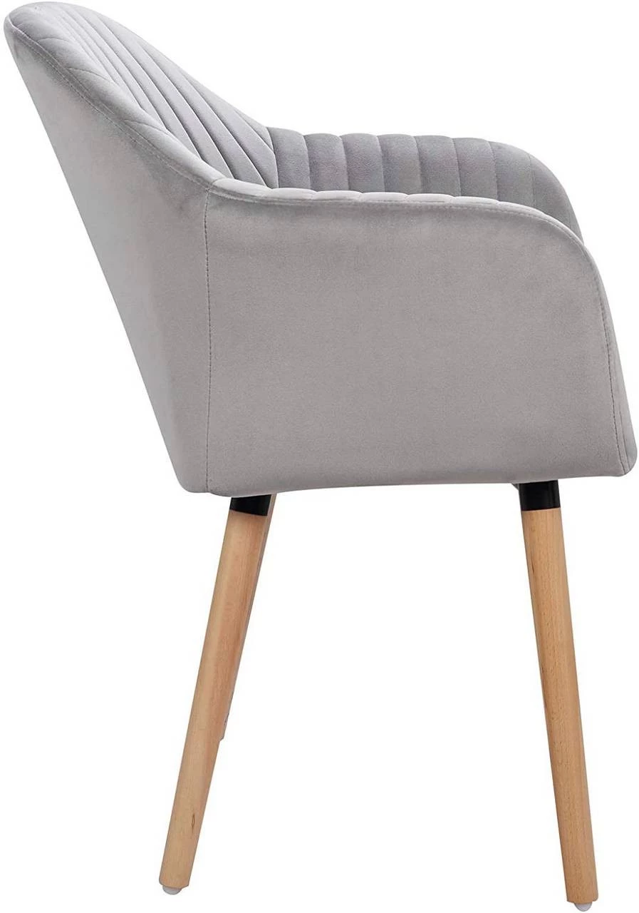 Woltu Esszimmerstuhl Tara - Hellgrau 3 Woltu Esszimmerstuhl Tara - Hellgrau – Bild 3