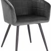 Woltu Esszimmerstuhl Annika - Dunkelgrau