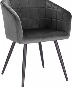 Woltu Esszimmerstuhl Annika - Dunkelgrau