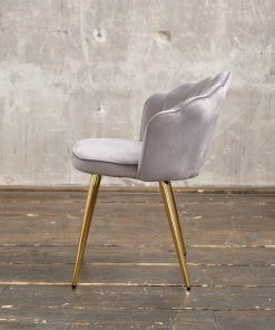 KAWOLA Stuhl SALLY Velvet Fuß gold - Silber -Deutschland Stühle Verkaufs-Shop 657922f4005743c7bb9dda5546933f9d