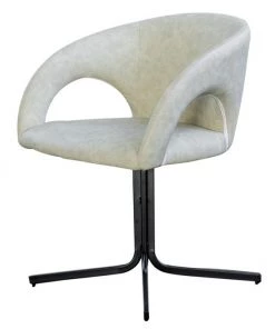 KAWOLA Stuhl WICOS drehbar Kunstleder - Beige