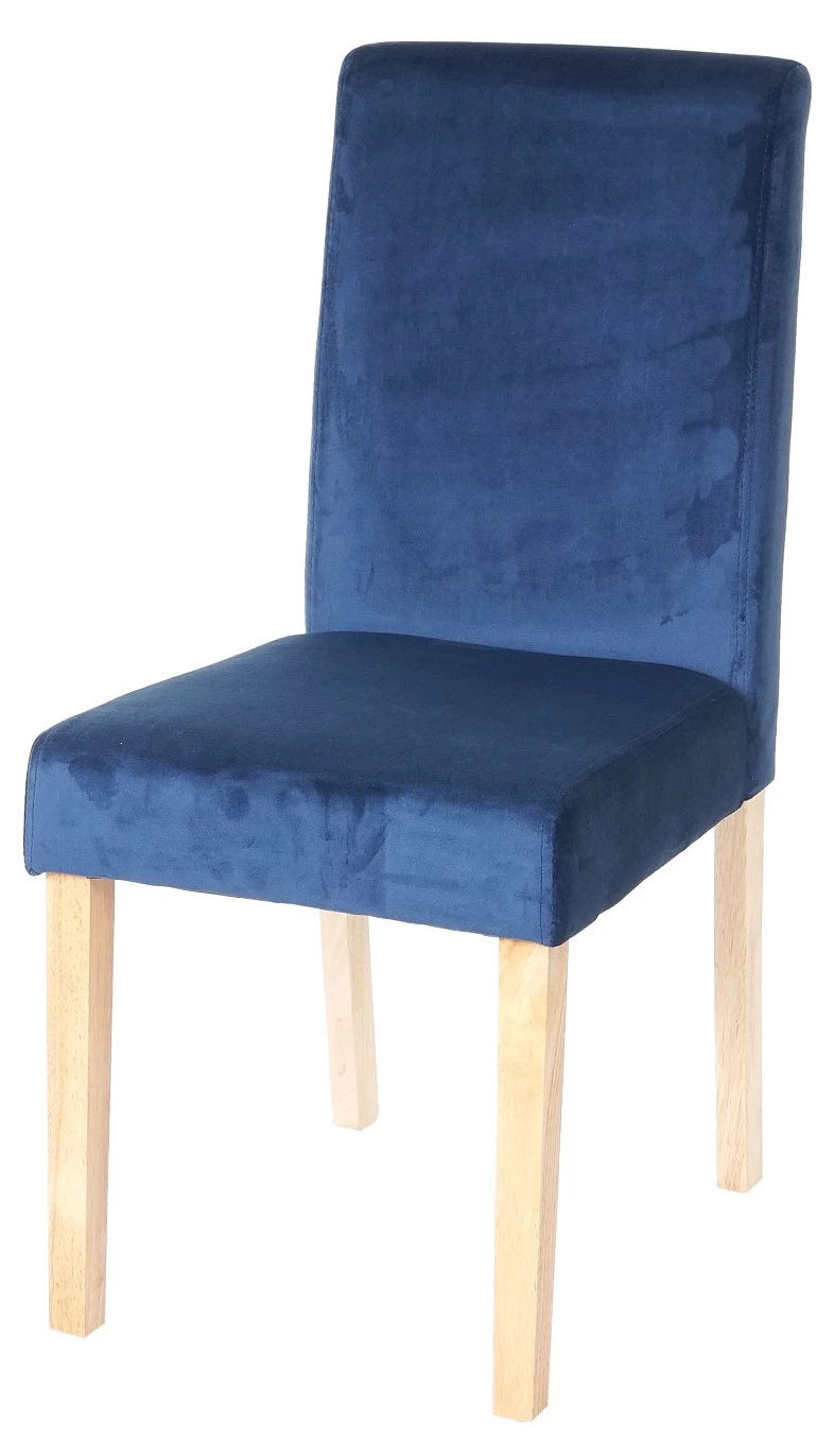 HWC Esszimmerstuhl Littau Samt - Petrol 1 HWC Esszimmerstuhl Littau Samt - Petrol