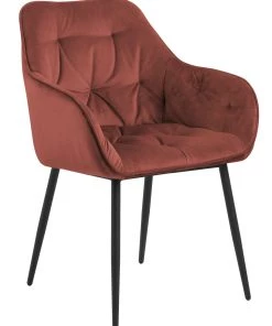 Ebuy24 Bruks Esszimmerstuhl - Rot