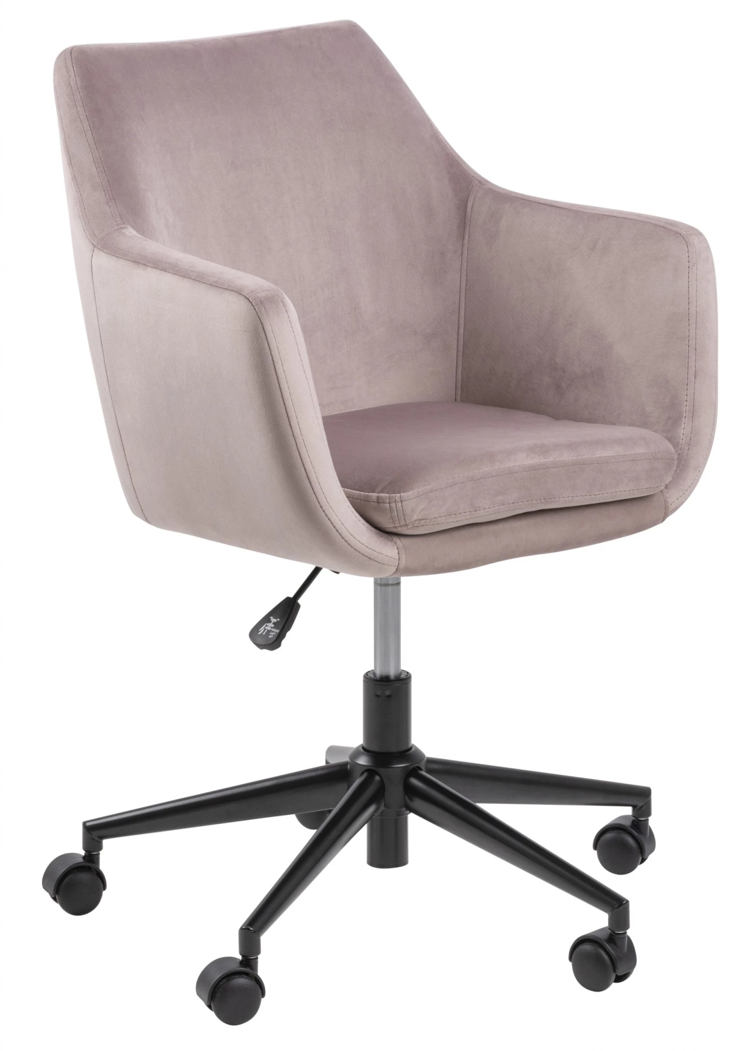 Ebuy24 Noel Bürostuhl dusty - Rosé - Textil 1 Ebuy24 Noel Bürostuhl dusty - Rosé - Textil