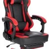 Woltu Gaming Stuhl Kent - Schwarz - Rot