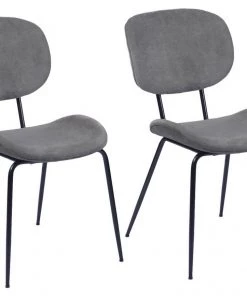 Urban Meuble Essstühle CLEON TERRY GREY A(2er-Set) - Grau