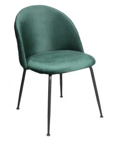 Dimehouse Evie Esszimmerstuhl Samt - Grün