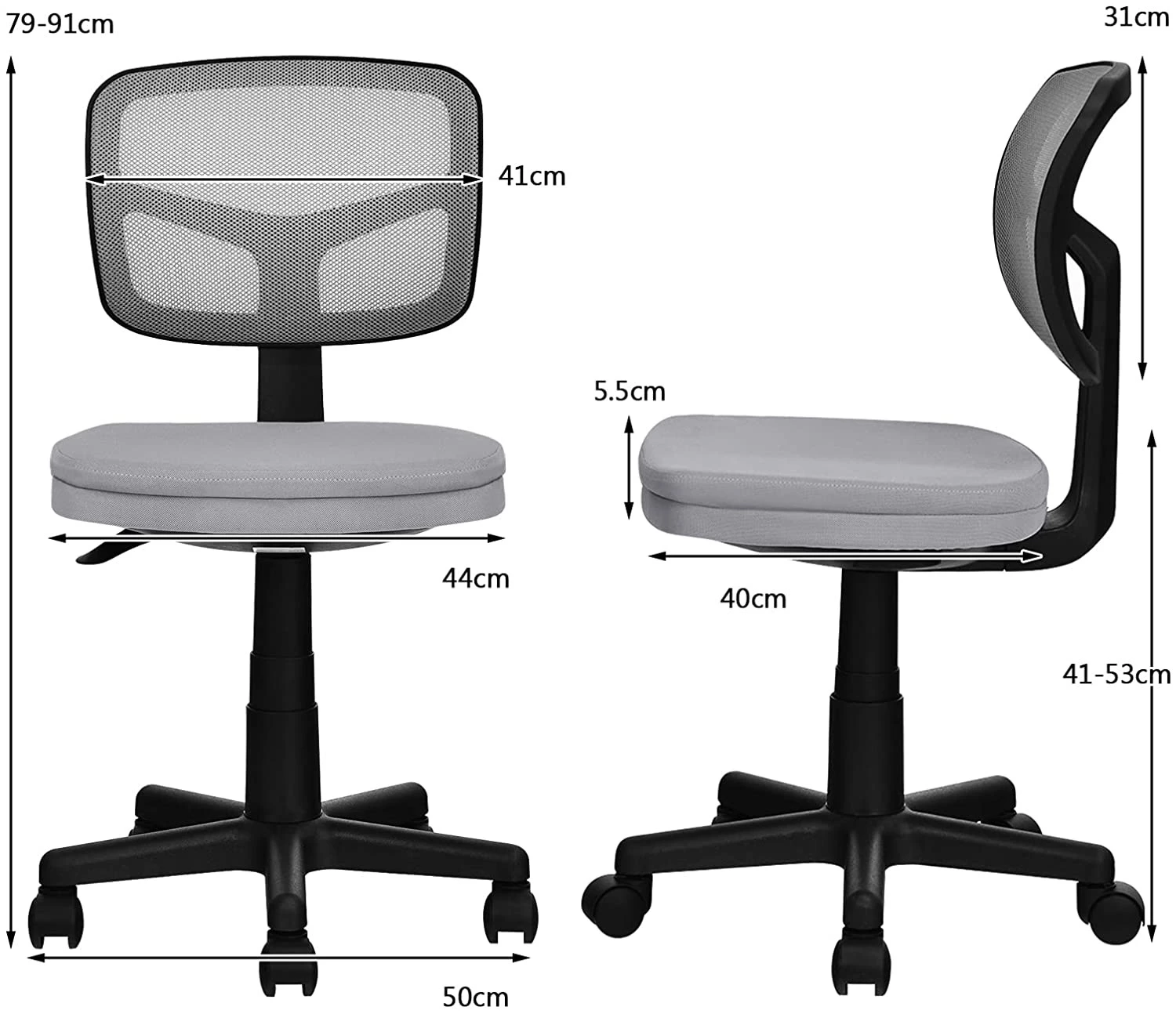 Costway Bürostuhl Computerstuhl 6 Costway Bürostuhl Computerstuhl – Bild 6