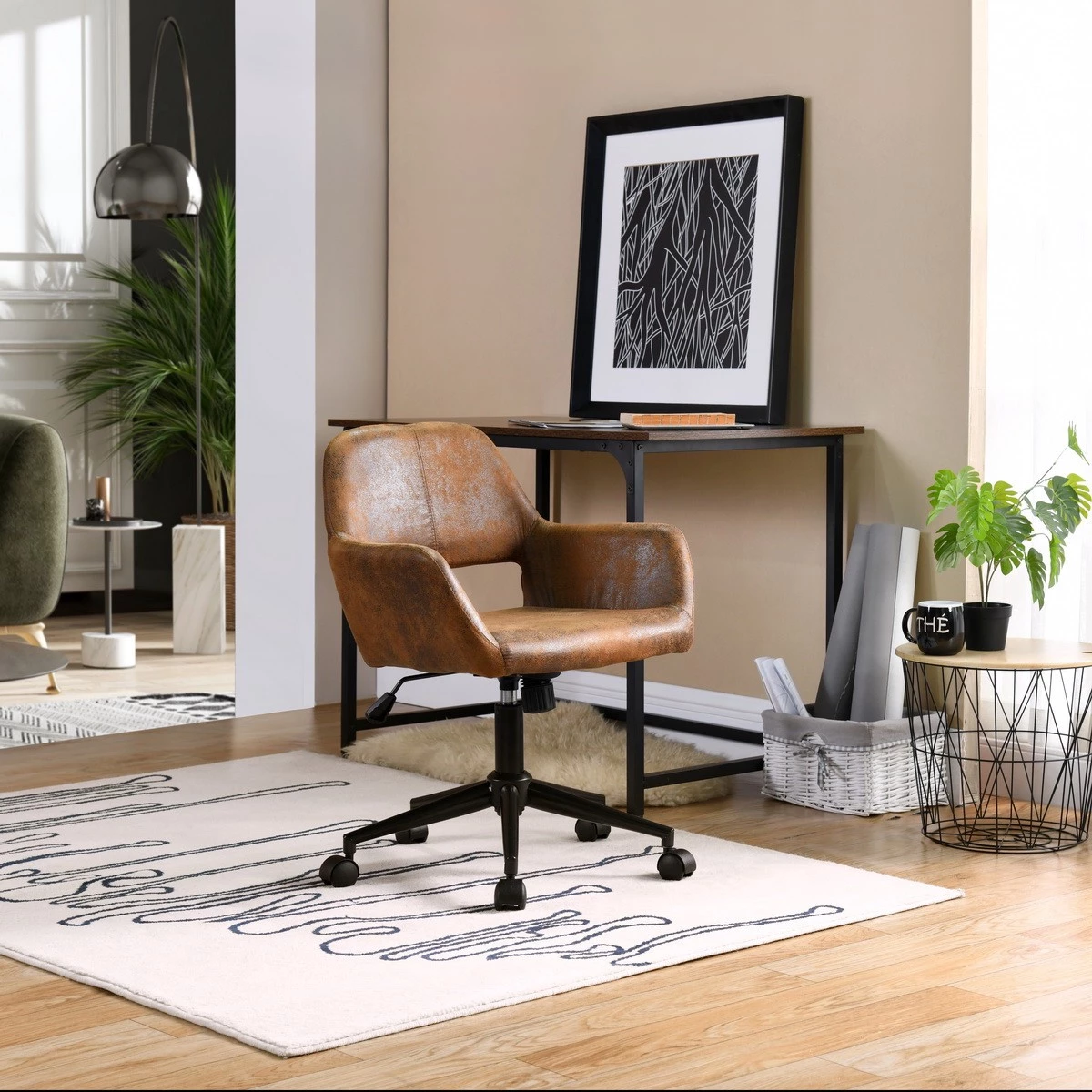 Urban Meuble Bürostuhl ROSS BRONZED FABRIC JZY 2 Urban Meuble Bürostuhl ROSS BRONZED FABRIC JZY – Bild 2