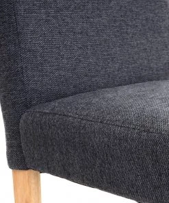 HWC Esszimmerstuhl Littau 6er-Set - Anthrazit - Braun - Tiefe: 56 cm -Deutschland Stühle Verkaufs-Shop 736718115a5f484180adc9397f0f7c35