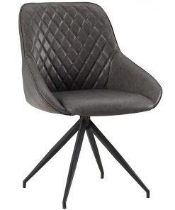 Dimehouse Devon Esszimmerstuhl Industrial - Anthrazit