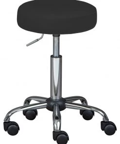 Ebuy24 Asra Bürostuhl Drehhocker - Schwarz