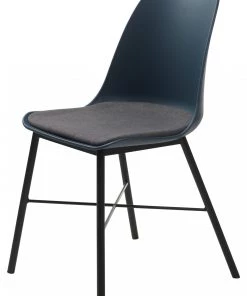 Ebuy24 Whise Esszimmerstuhl dunkelblau.