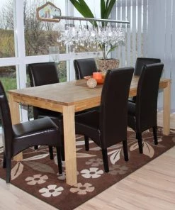 HWC Esszimmerstuhl Latina (6er Set) - Braun - Dunkelbraun - Tiefe: 44 cm - Holz teilmassiv -Deutschland Stühle Verkaufs-Shop 762d2918fcd9469a94ad0970830f59a8