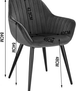 Woltu Esszimmerstuhl Franziska - Grau -Deutschland Stühle Verkaufs-Shop 7828b976ea1b4cac8c2a88e7bc0ff2af
