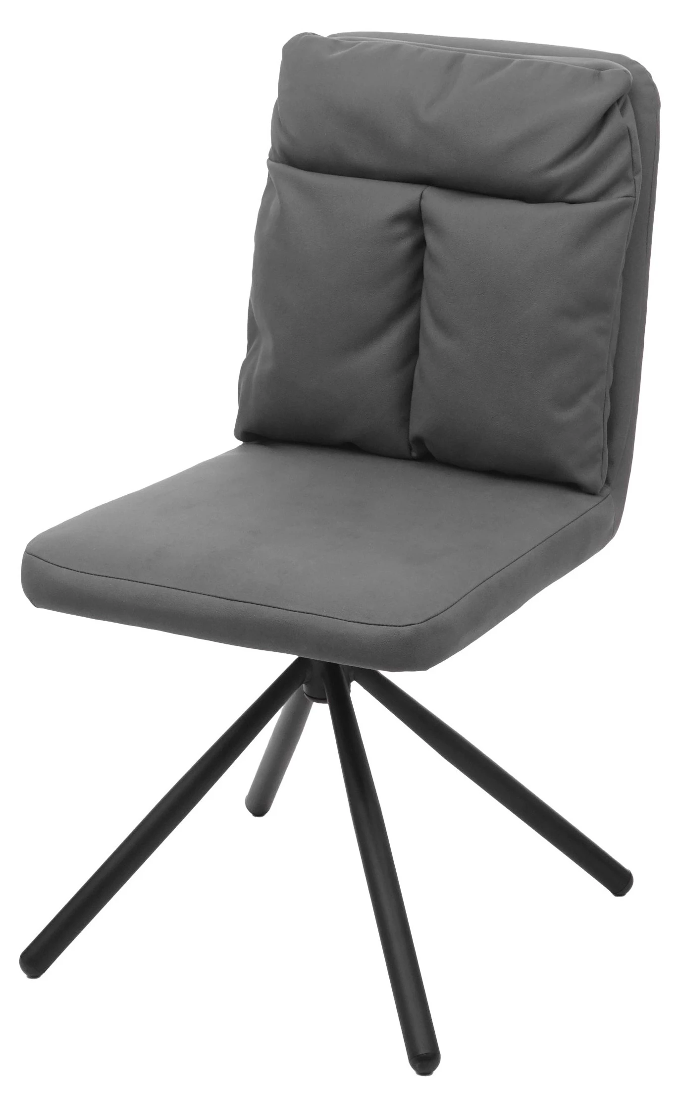 Esszimmerstuhl HWC-G58 (6er Set) - Grau 2 Esszimmerstuhl HWC-G58 (6er Set) - Grau – Bild 2