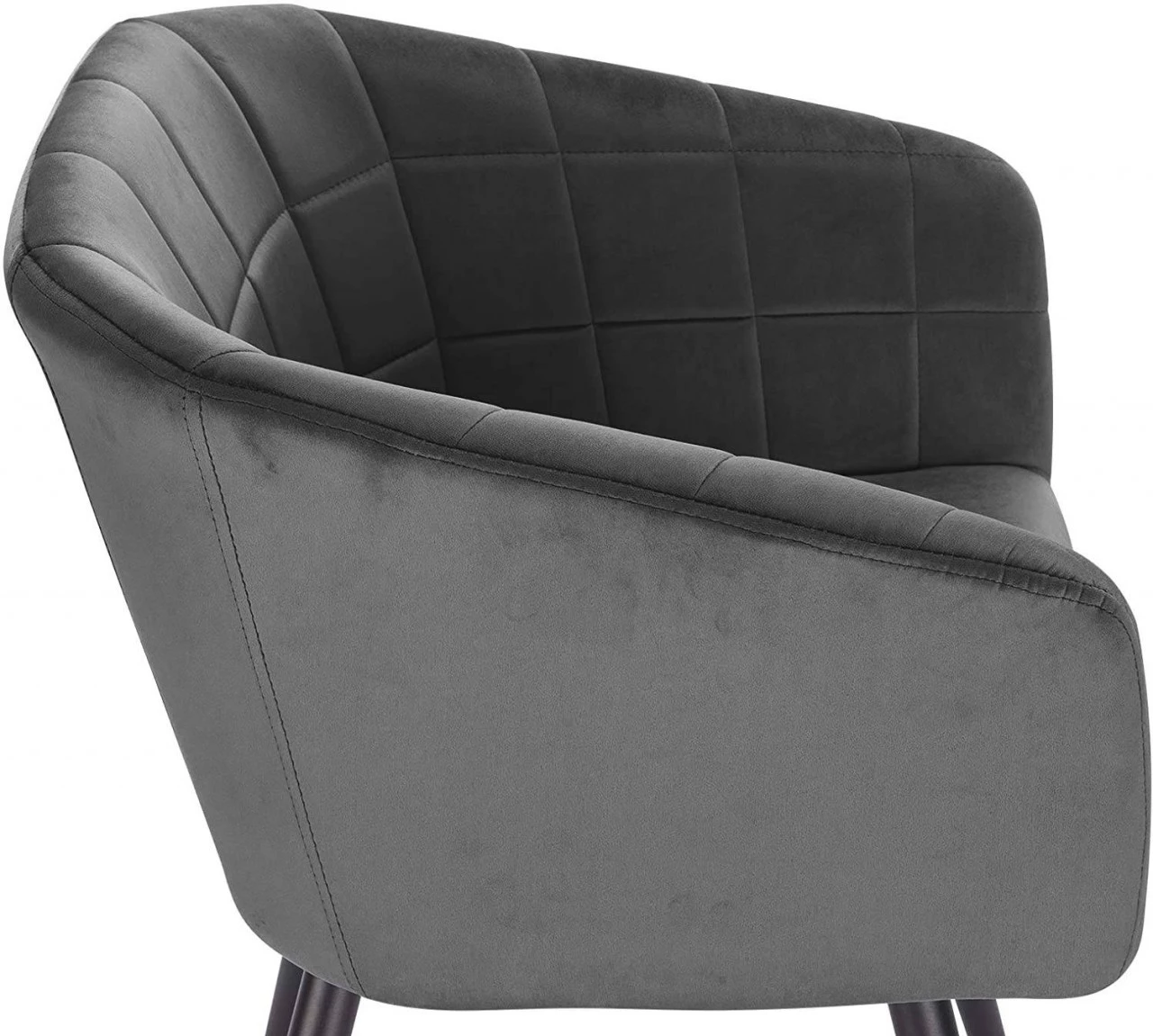 Woltu Esszimmerstuhl Annika - Dunkelgrau 5 Woltu Esszimmerstuhl Annika - Dunkelgrau – Bild 5