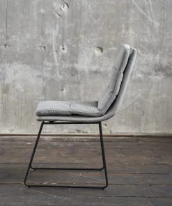 KAWOLA Stuhl VINCE Stoff hellgrau - KAWOLA Esszimmerstuhl Vince Stuhl Stoff hellgrau -Deutschland Stühle Verkaufs-Shop 7b049cb521904716ab599d015f3d9182