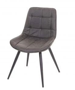 6x Esszimmerstuhl HWC-E57 - Grau - Kunstleder -Deutschland Stühle Verkaufs-Shop 7b85ebd122654a22855cda43523410b6