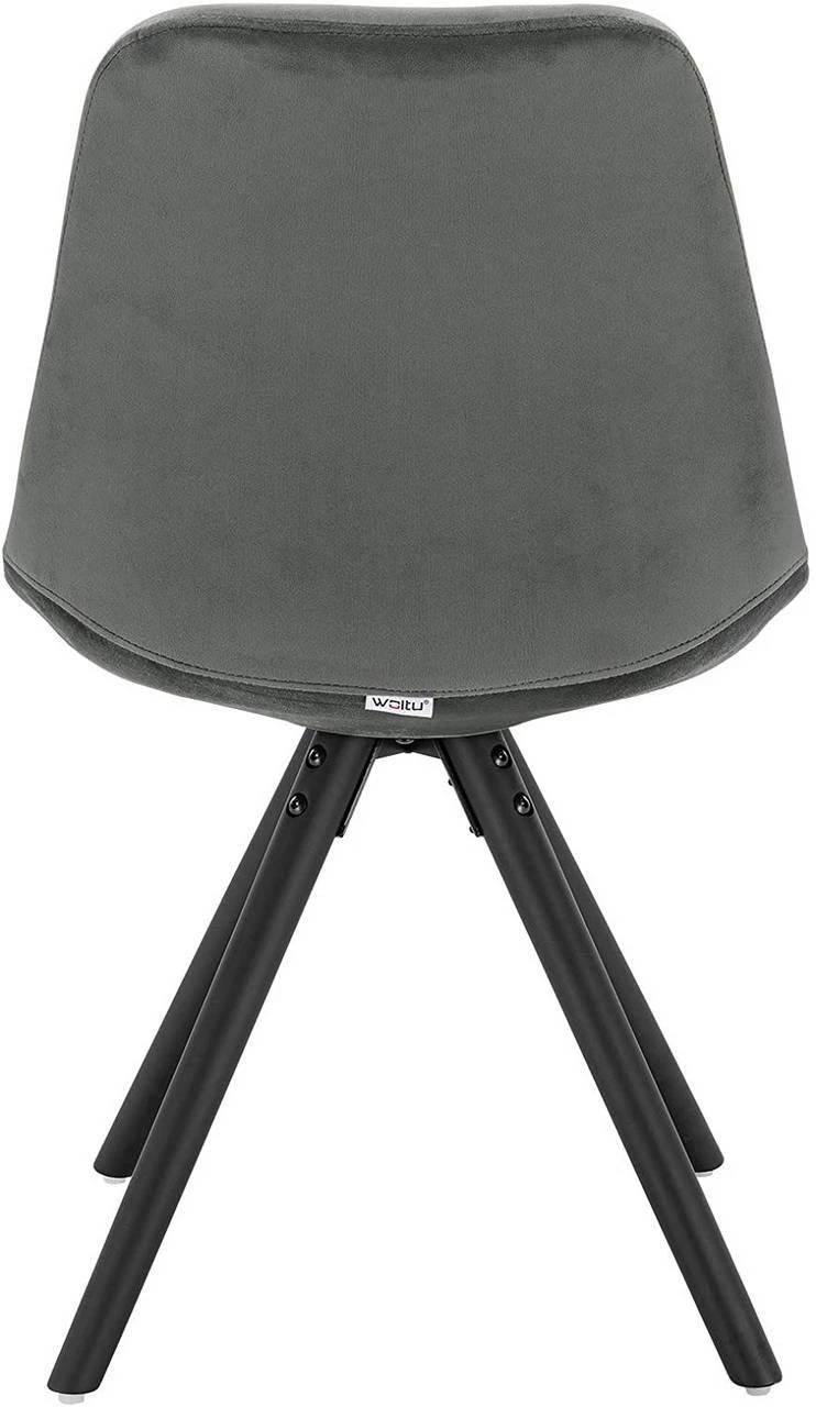 Woltu Esszimmerstuhl Angelina (2er Set) - Grau 4 Woltu Esszimmerstuhl Angelina (2er Set) - Grau – Bild 4