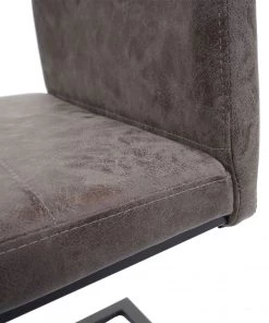 Esszimmerstuhl HWC-F27 (2er Set) - Braun - Schwarz -Deutschland Stühle Verkaufs-Shop 7fd67a9711ad4fadb888eaf5bd4fc841