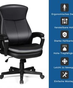 Costway Chefsessel Bürostuhl 6 Costway Chefsessel Bürostuhl -Deutschland Stühle Verkaufs-Shop 829dffbd6b9547549dec0e3acdb1ce5d