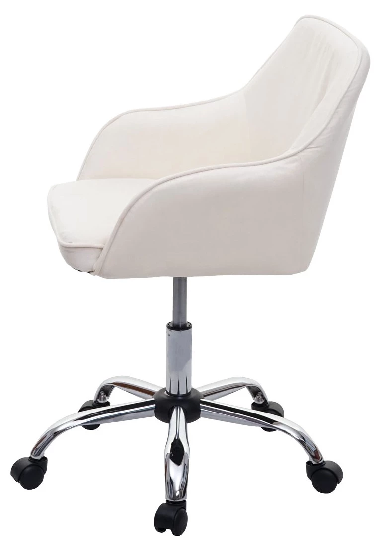 Bürostuhl HWC-F82 - Weiß 3 Bürostuhl HWC-F82 - Weiß – Bild 3