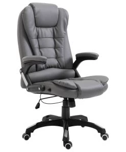 VidaXL Bürostuhl Kunstleder - vidaXL Bürostuhl Anthrazit Kunstleder