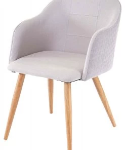 Esszimmerstuhl HWC-D71 - Hellgrau