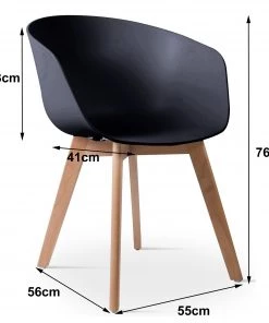 Nordlys Esszimmerstühle (4er Set) ALBORG - Schwarz 13 Nordlys Esszimmerstühle (4er Set) ALBORG - Schwarz -Deutschland Stühle Verkaufs-Shop 883de2b6d46f4b84929c34b61a0f83f6