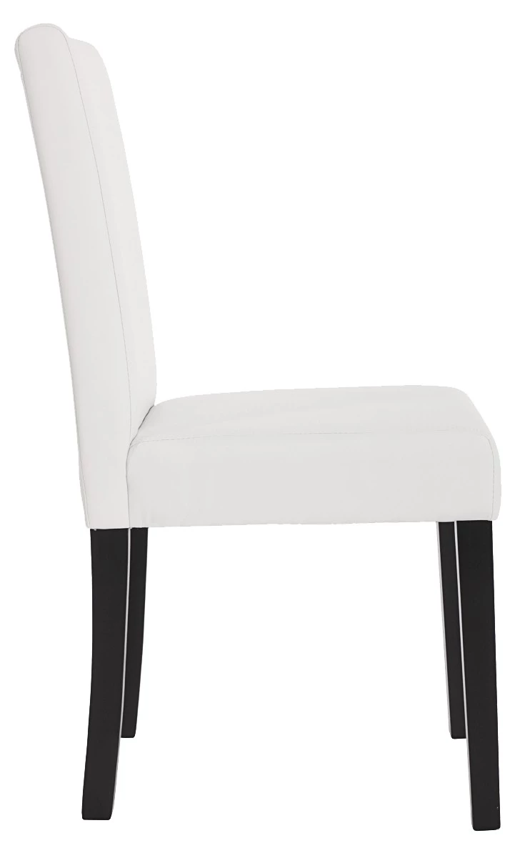 HWC Esszimmerstuhl Littau - Weiß - Schwarz 2 HWC Esszimmerstuhl Littau - Weiß - Schwarz – Bild 2