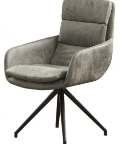 KAWOLA Drehstuhl VINCE Microfaser - Grau