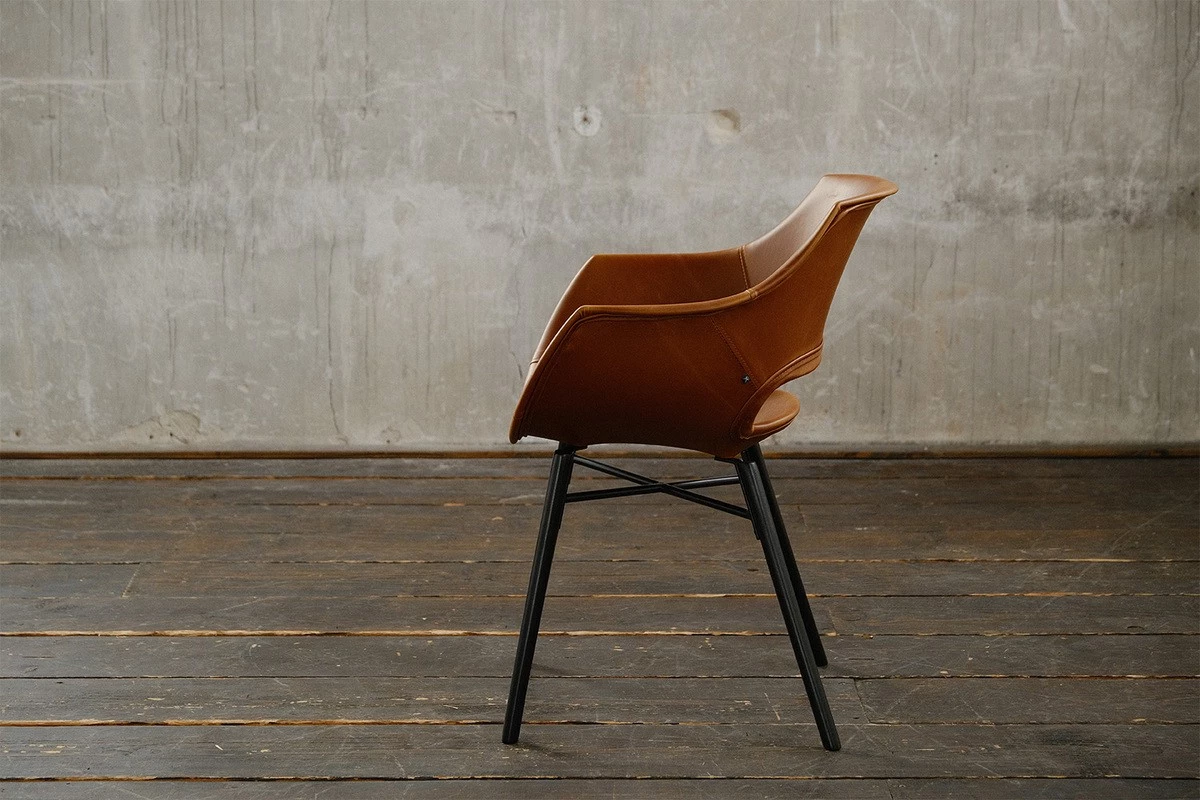 KAWOLA Stuhl Zaja Esszimmerstuhl Kunstleder - Braun 3 KAWOLA Stuhl Zaja Esszimmerstuhl Kunstleder - Braun – Bild 3